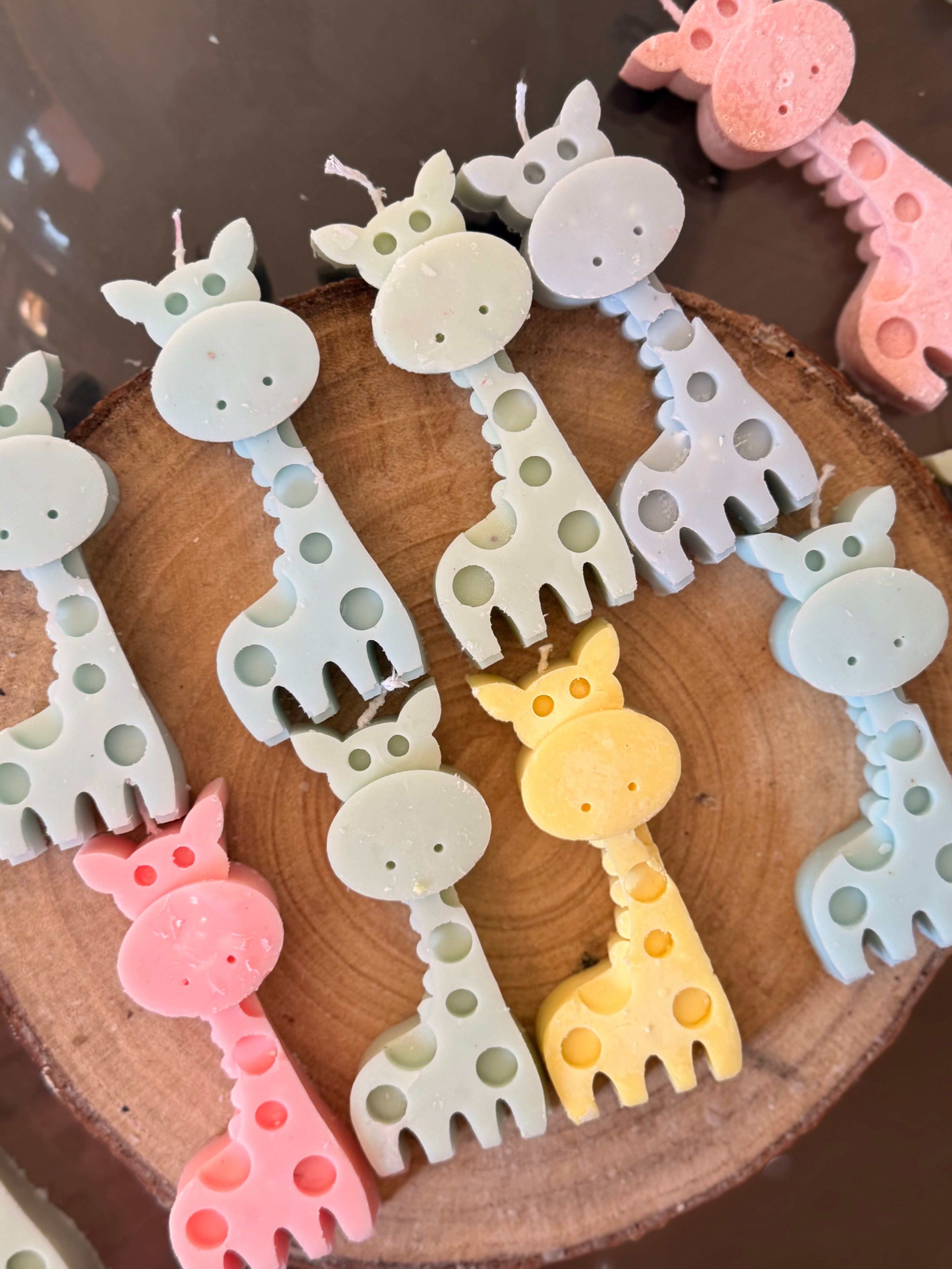 Souvenir Vela Baby Shower - Jirafa