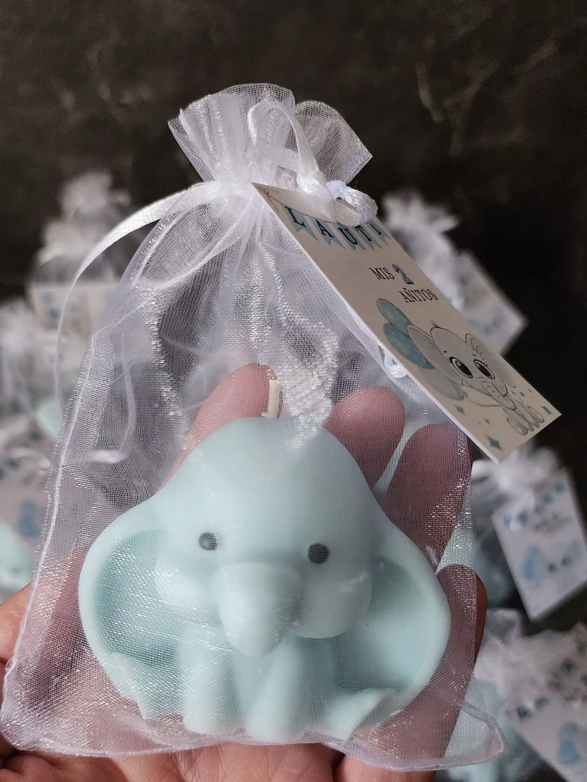 Souvenir Vela Baby Shower -  Dumbo Elefante
