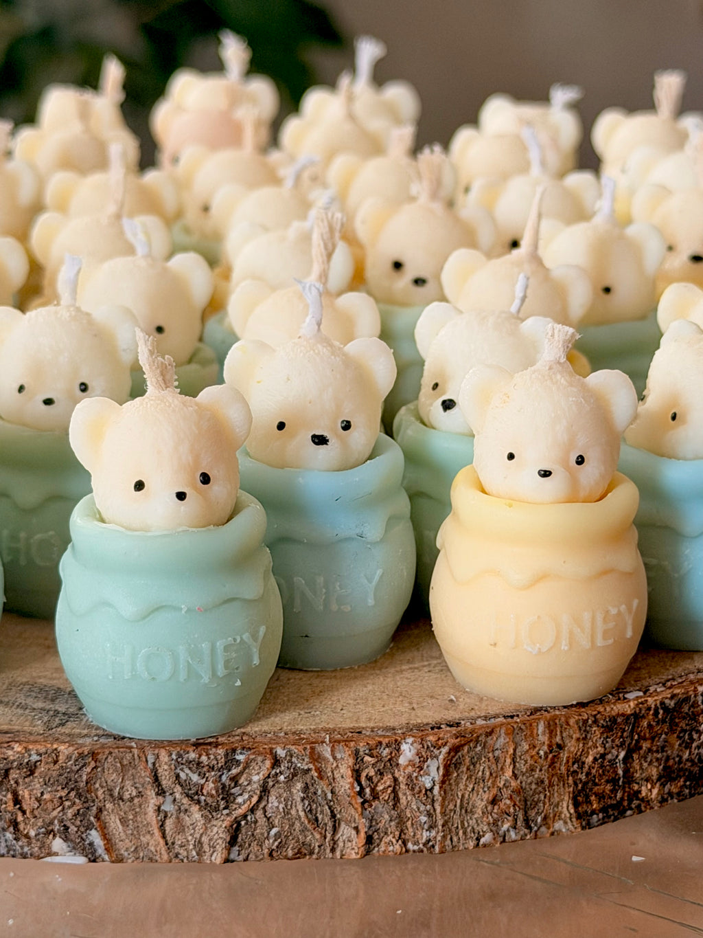 Vela Baby Shower - Osito miel