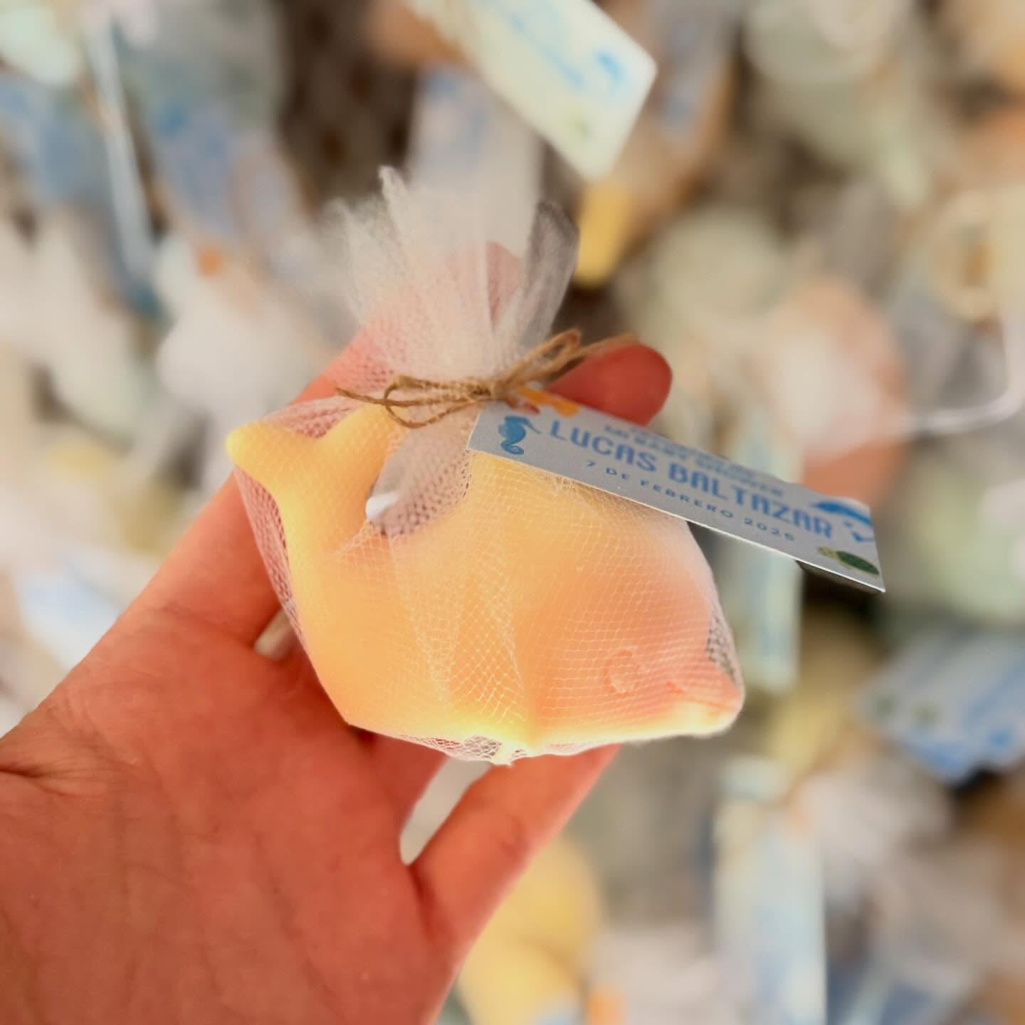 Souvenir Vela Baby Shower - Delfín