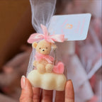 10 Velas Baby Shower - Oso texturizado en nube